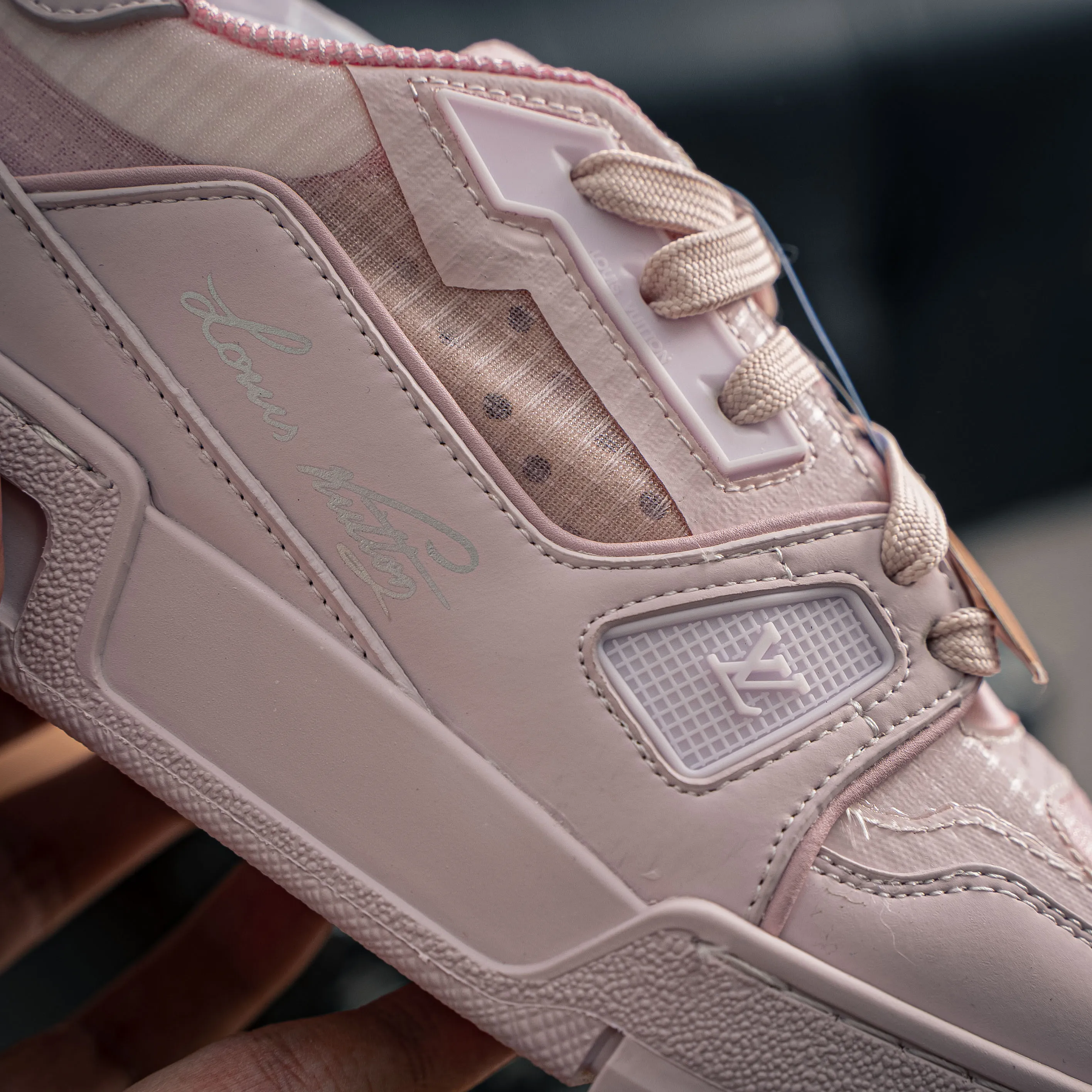 【YS 】 Premium LOUIS VUITTON Tilted Series｜2026 Breathable Series LV Tilted Low Sneakers Series Low-Top Retro Skate Shoes Men Shoes｜